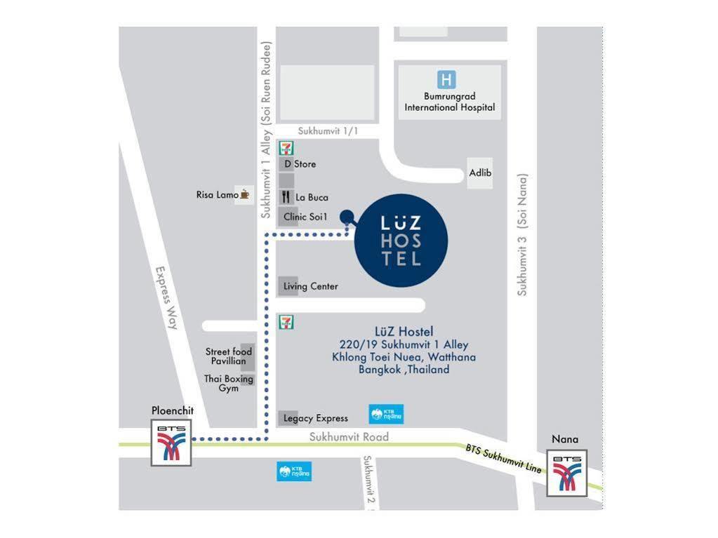 Хостел Slumber Bangkok Soi 1 Екстер'єр фото